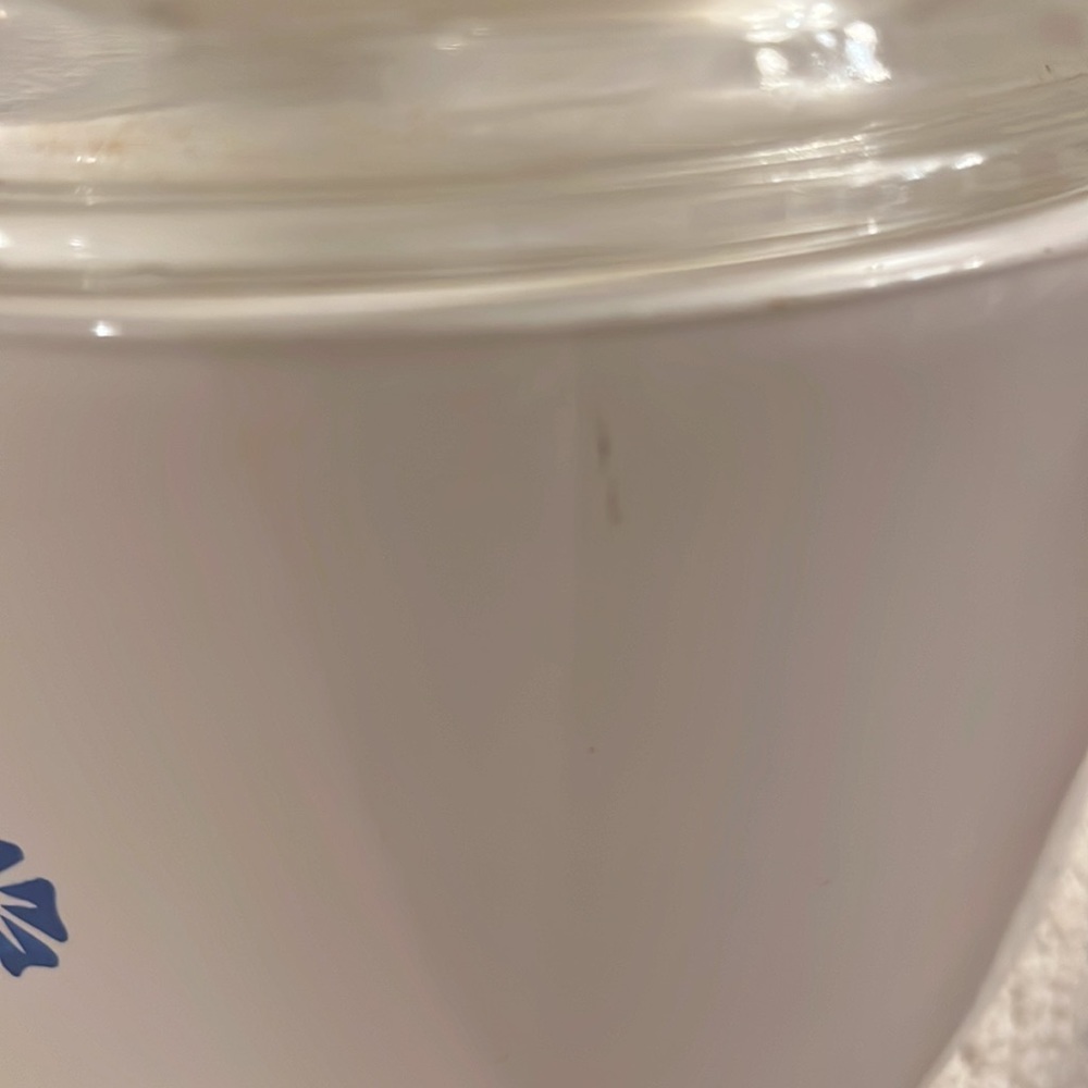 Vintage Corningware Cornflower Blue Square Baking Dish Glass Lid 3 Quart - Picture 12 of 14